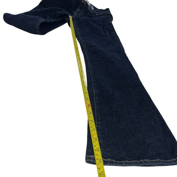 GAP Low Rise Flare Dark Wash Jeans - Size 6‎ - Picture 7 of 8